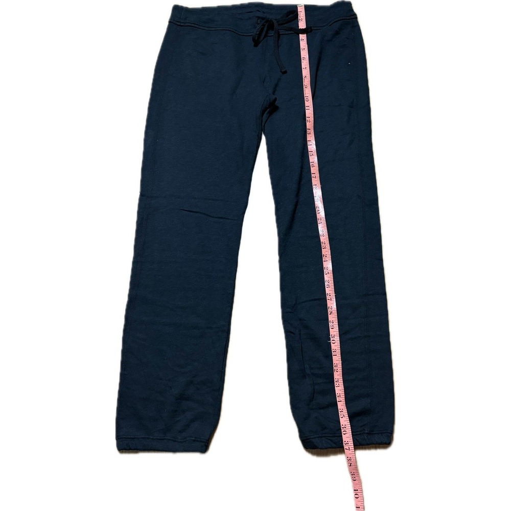 James Perse Standard Black Women's Sz 3 (L) Sweatpants Mid Rise Lounge Pants - Picture 5 of 8